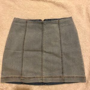 Wild Fable Jean Skirt